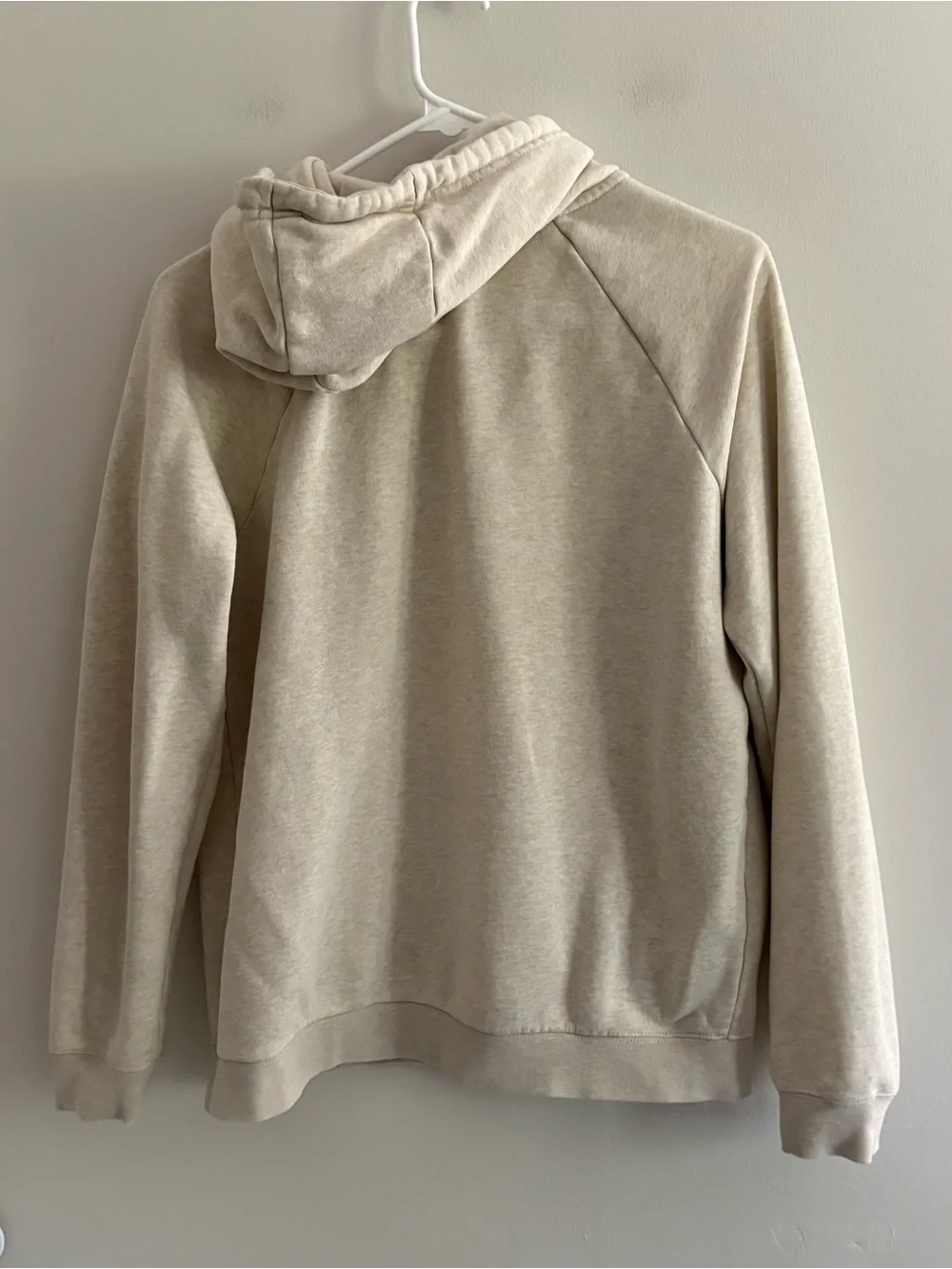 Nike Adult Small Beige Creamy Hood Sweatshirt Fits XS Fall Leisure Gym
